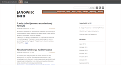 Desktop Screenshot of janowiec.info